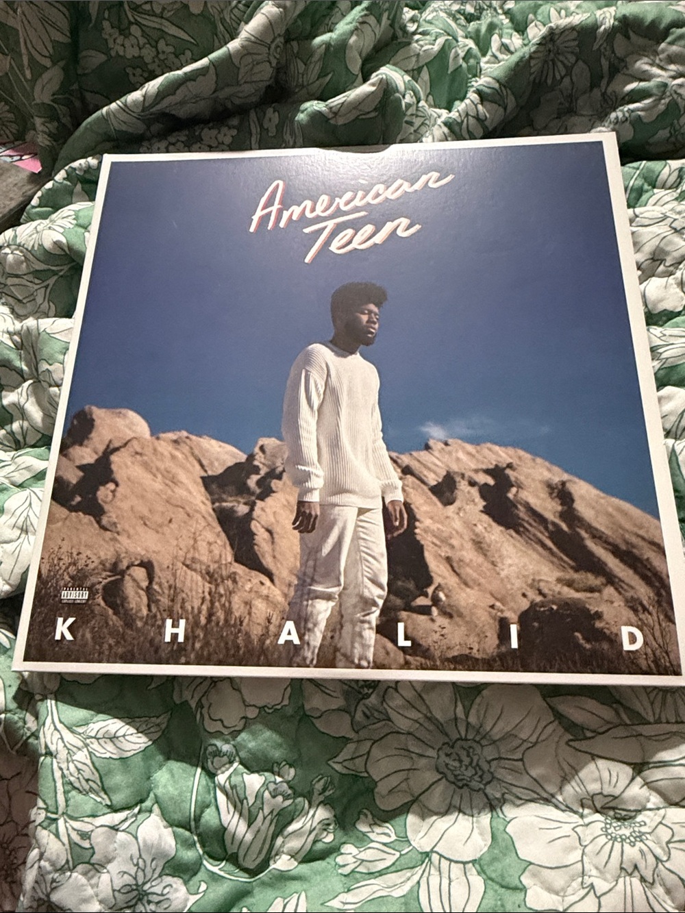 Khalid "American Teen" Vinyl Album - White & Blue Cover